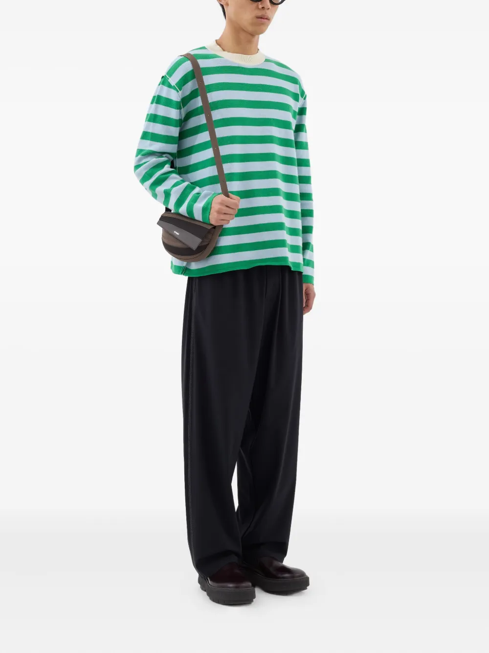 Sunnei Gestreiftes Langarmshirt | T-Shirts | Image 2