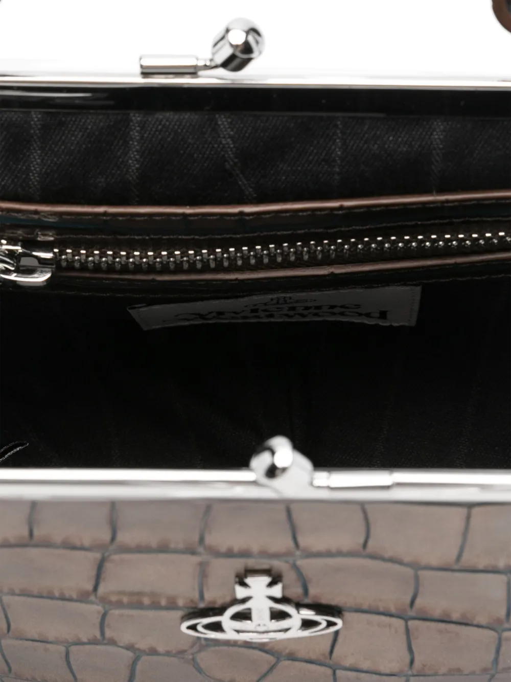 Vivienne Westwood Granny Frame mini-tas Bruin