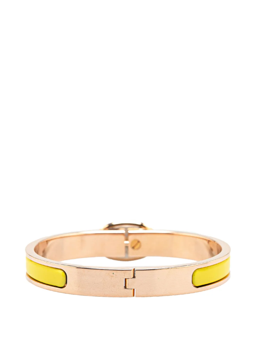 Pre-owned Hermes 2000-2024 Mini Enamel Clic Chaine D'ancre Bracelet Costume Bracelet