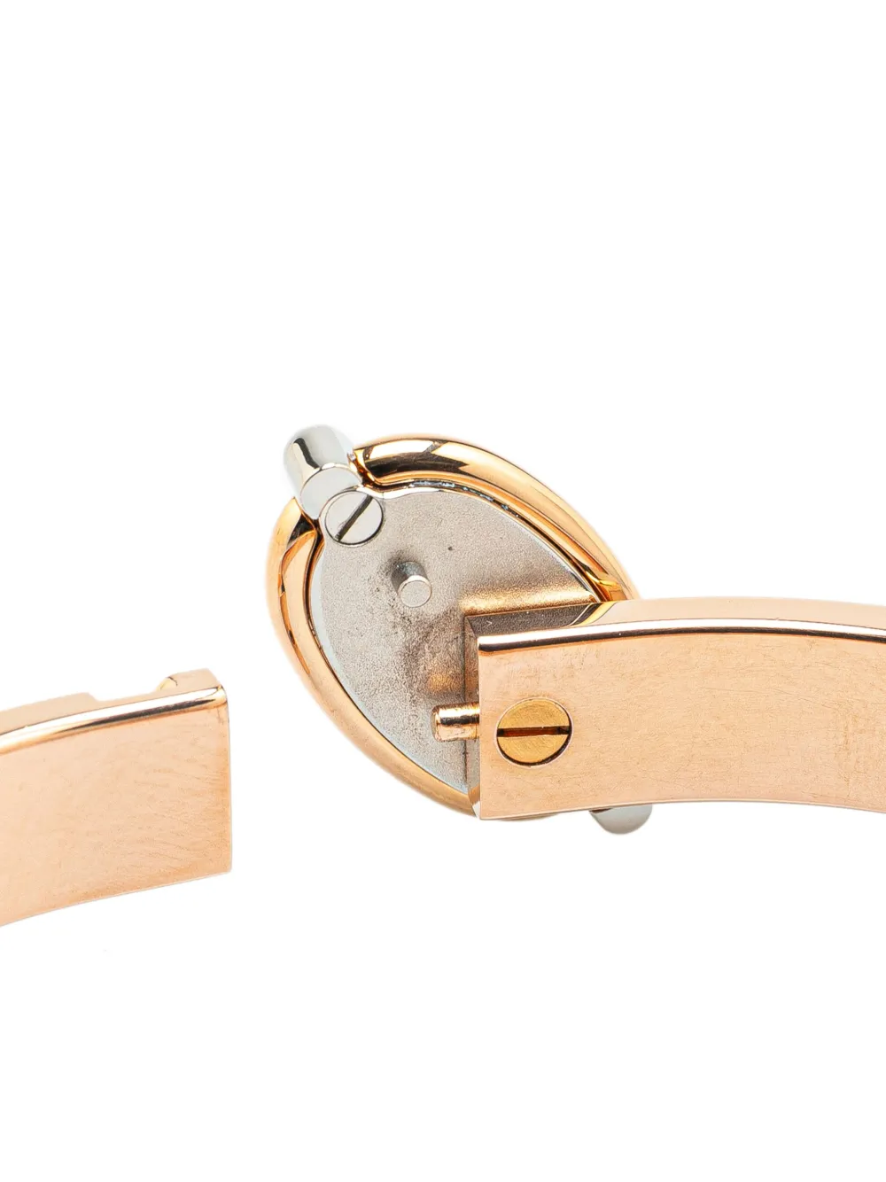 Pre-owned Hermes 2000-2024 Mini Enamel Clic Chaine D'ancre Bracelet Costume Bracelet
