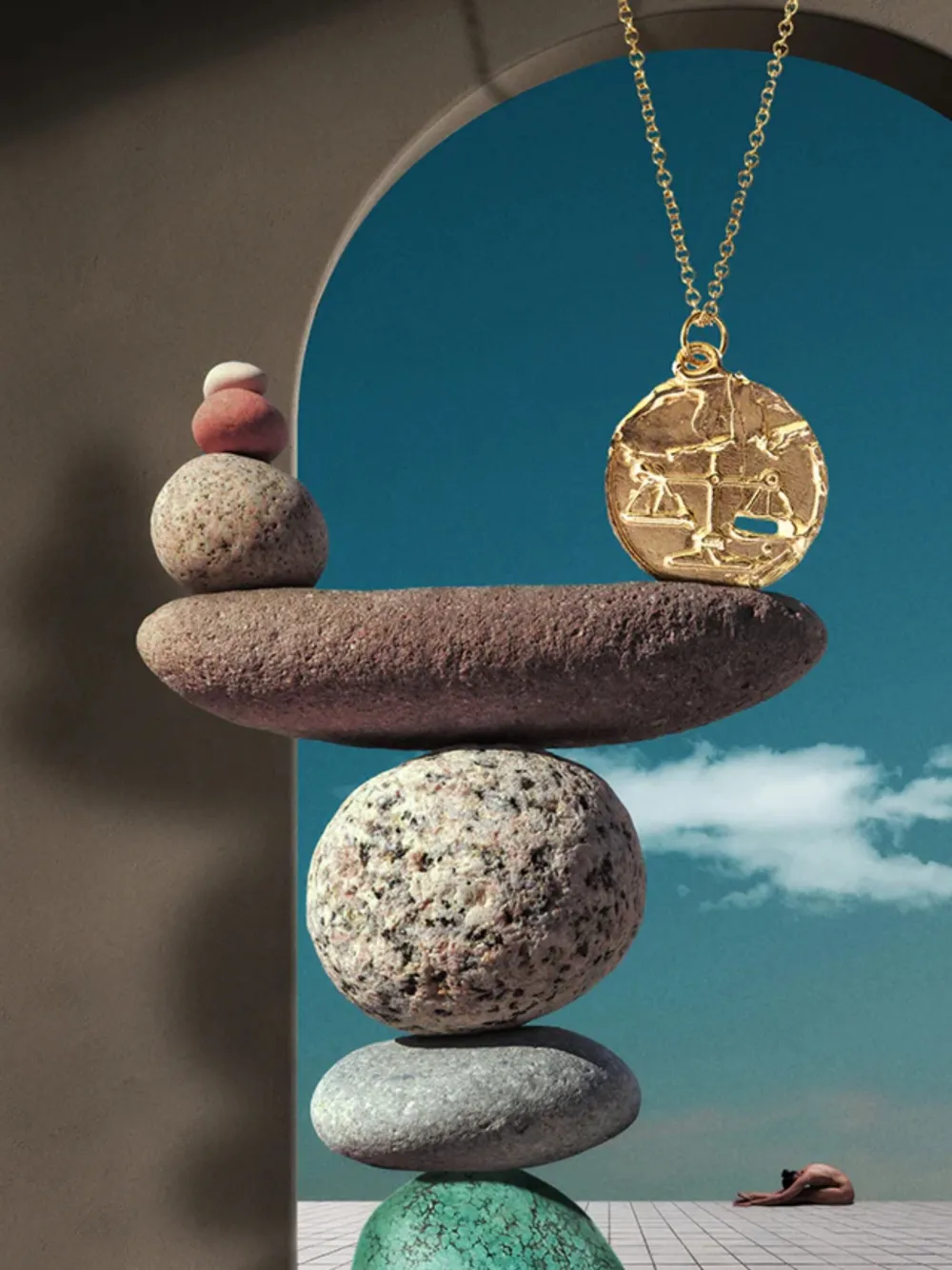 The Libra Medallion Necklace