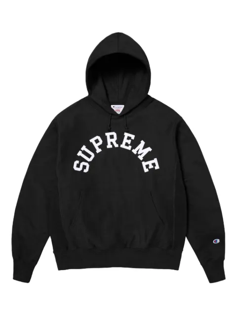 Supreme x Champion® "SS 25 - Black" hoodie