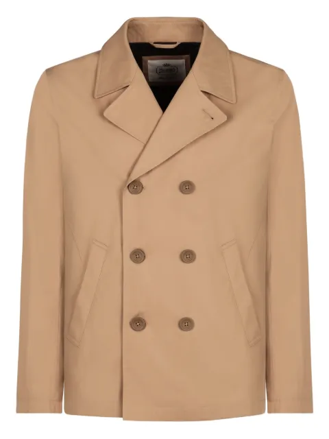 Herno double-breasted peacoat