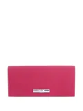 Longchamp flap-closure leather wallet - Pink