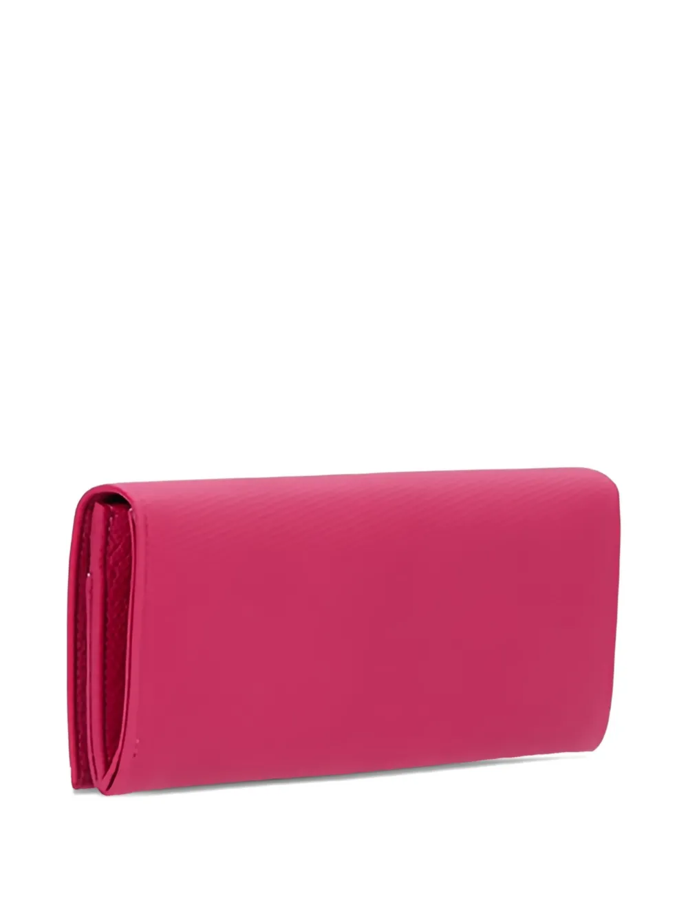 Longchamp flap-closure leather wallet - Roze