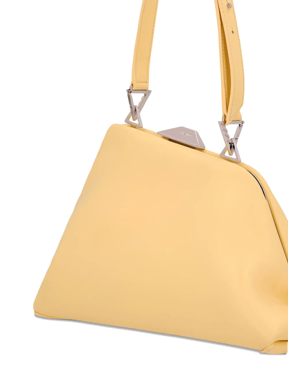 Attico Day Off Clutch Bag In Yellow