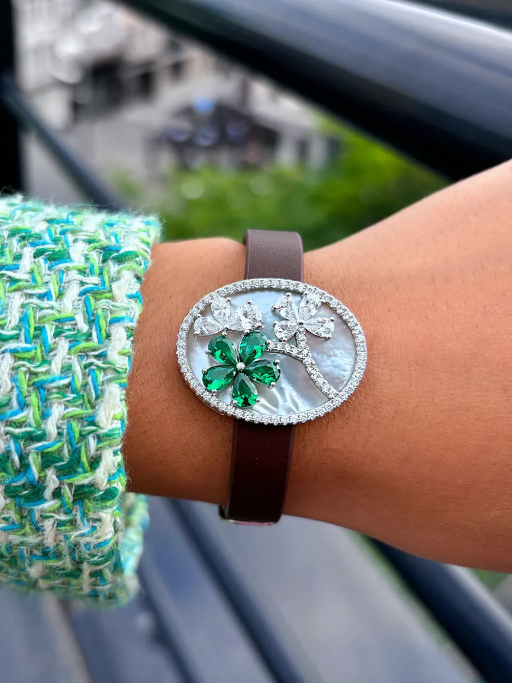 Juwelina Paris Eden Vice bracelet - Bruin