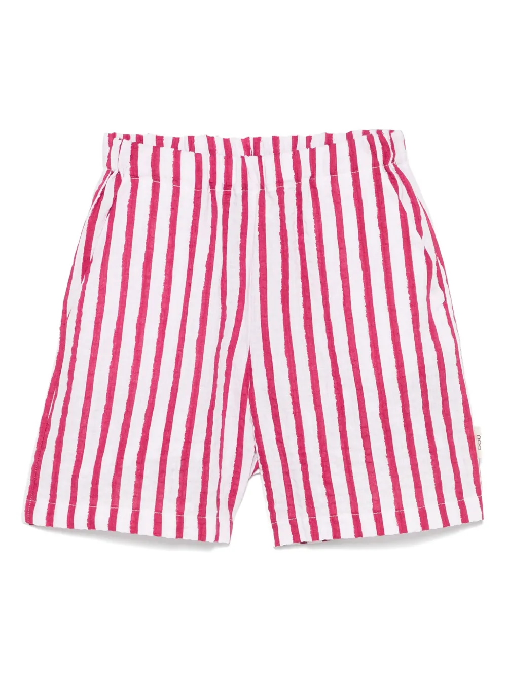 Douuod Kids striped shorts - レッド Douuod Kids striped shorts - レッド