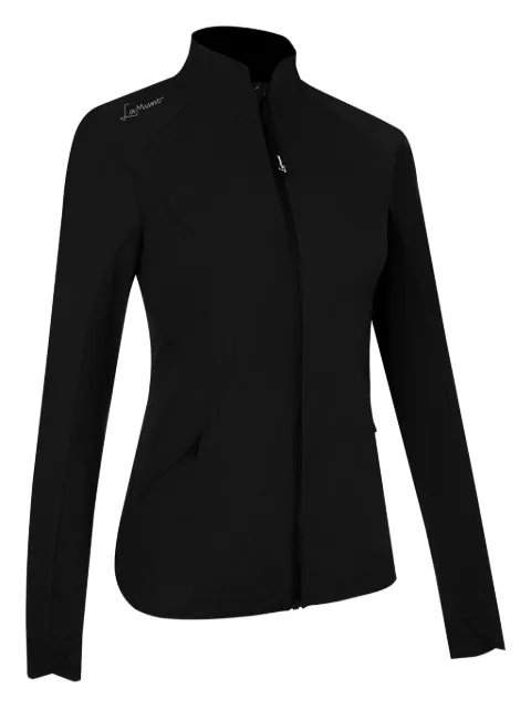 LAMUNT high-neck zip-front jacket