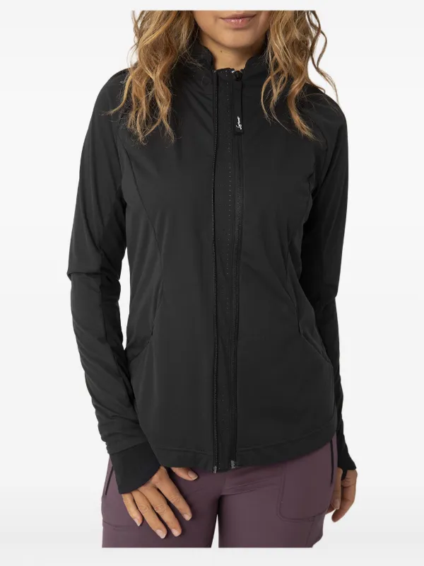 LAMUNT high-neck zip-front Jacket Black FARFETCH PH