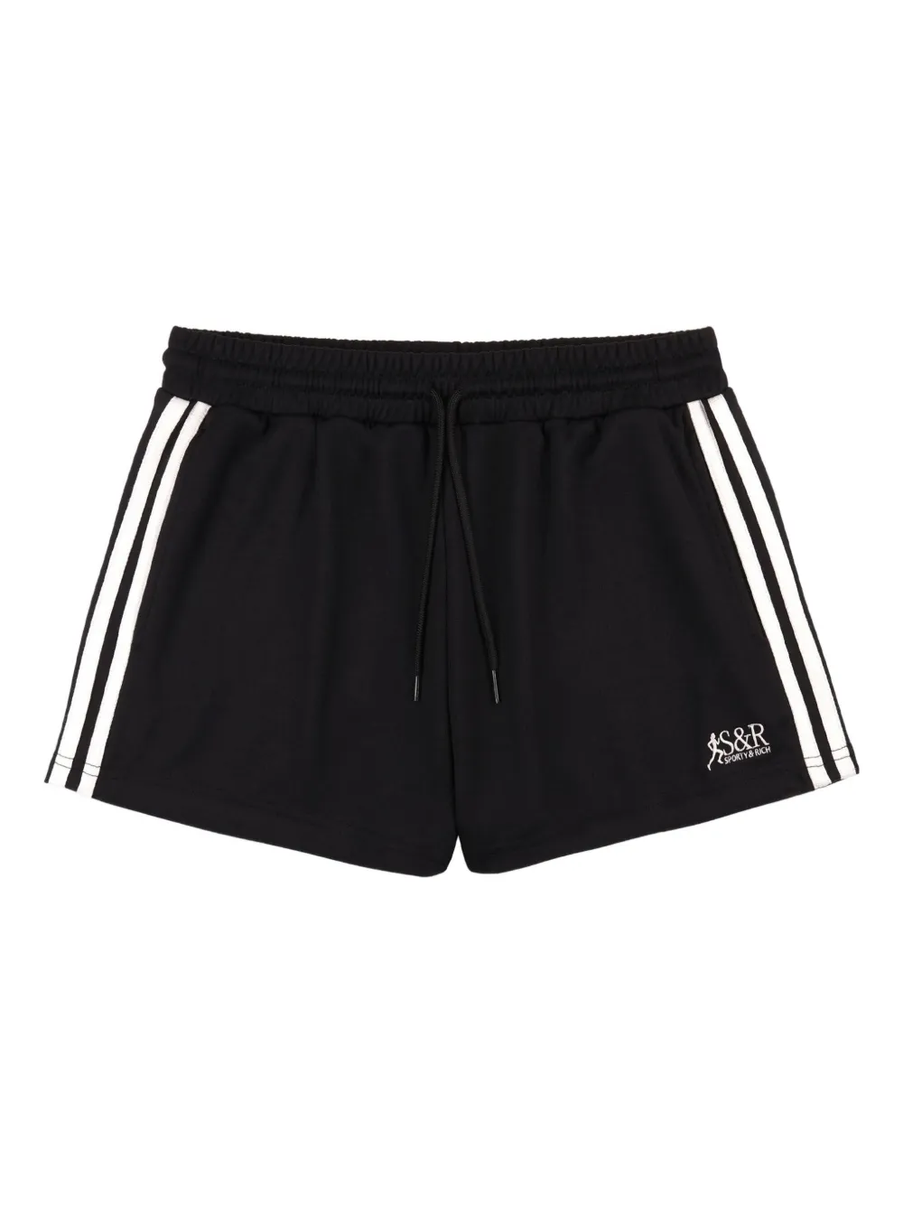 Sporty & Rich Runner Roller shorts Zwart