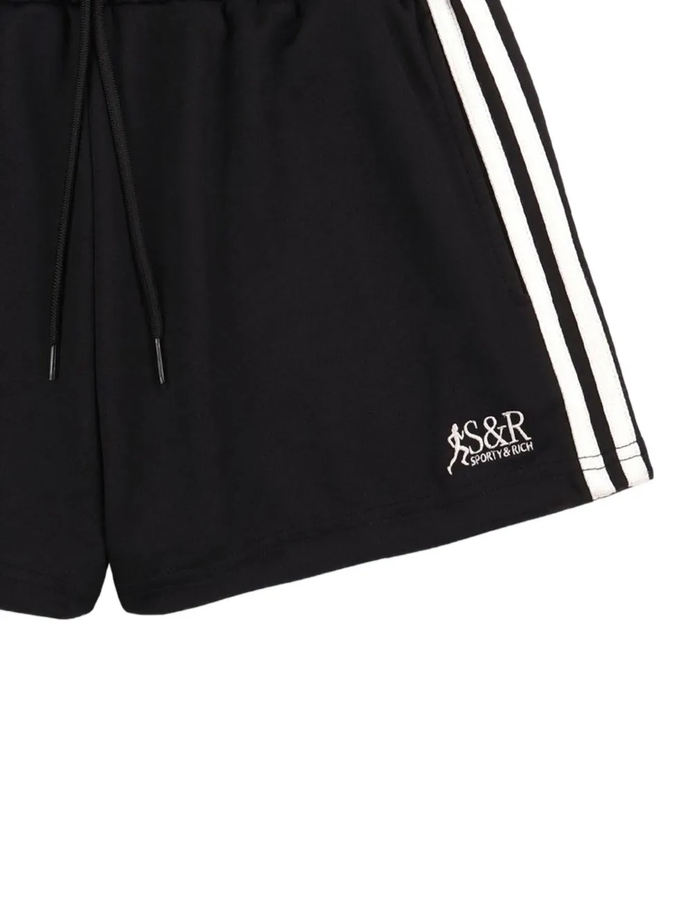 Sporty & Rich Runner Roller shorts Zwart