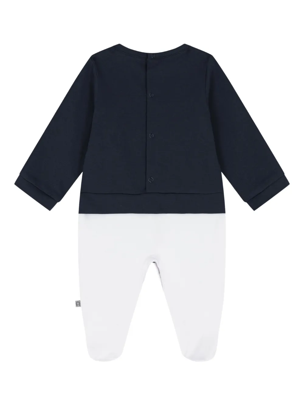 Aigner Kids Playsuit met logo - Blauw
