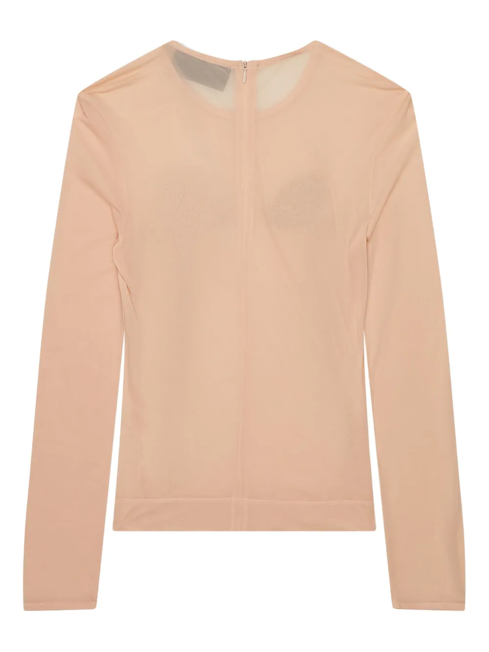 Simone Rocha Top met lange mouwen en bloemenprint Beige
