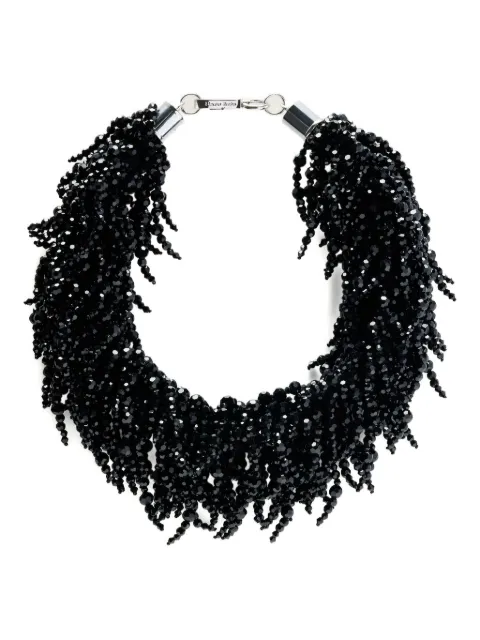 Simone Rocha Cascading crystal-tassel necklace