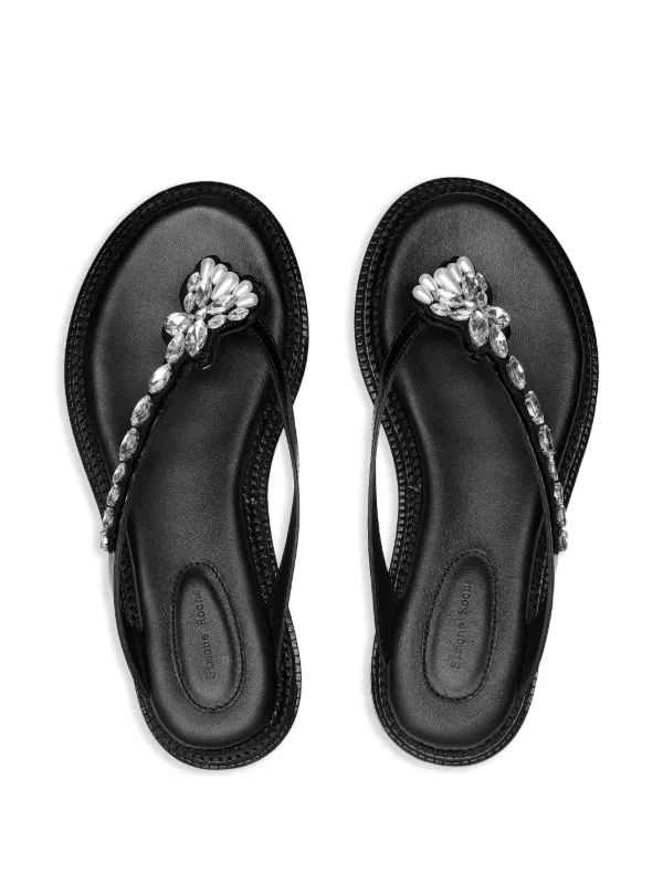 Simone Rocha 黒 ファー サンダル　38サイズ Sell Simone Rocha X H&M Feather Sandals - Black | HuntStreet.com