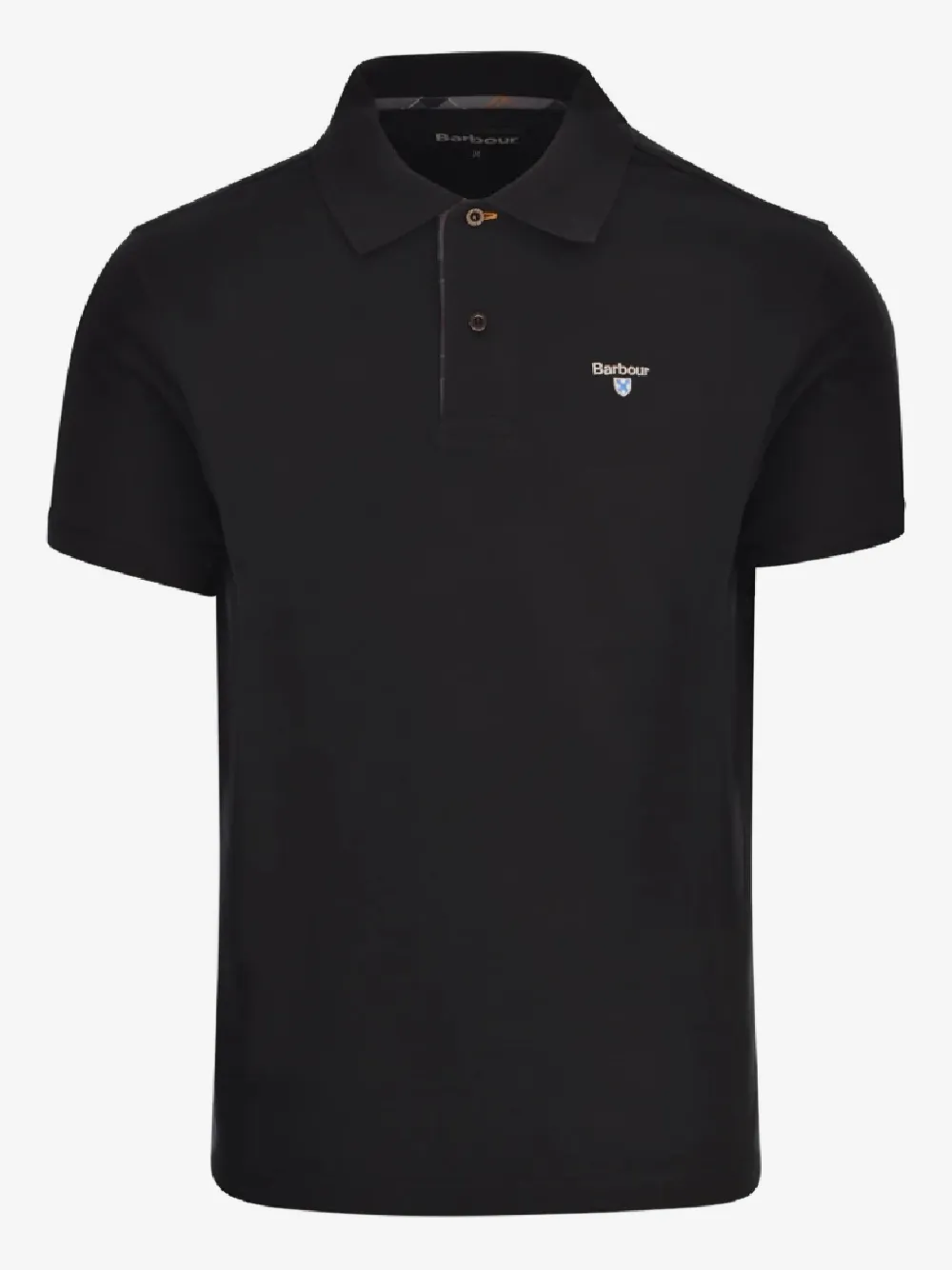 Barbour рубашка поло в клетку тартан | черный | Image 1