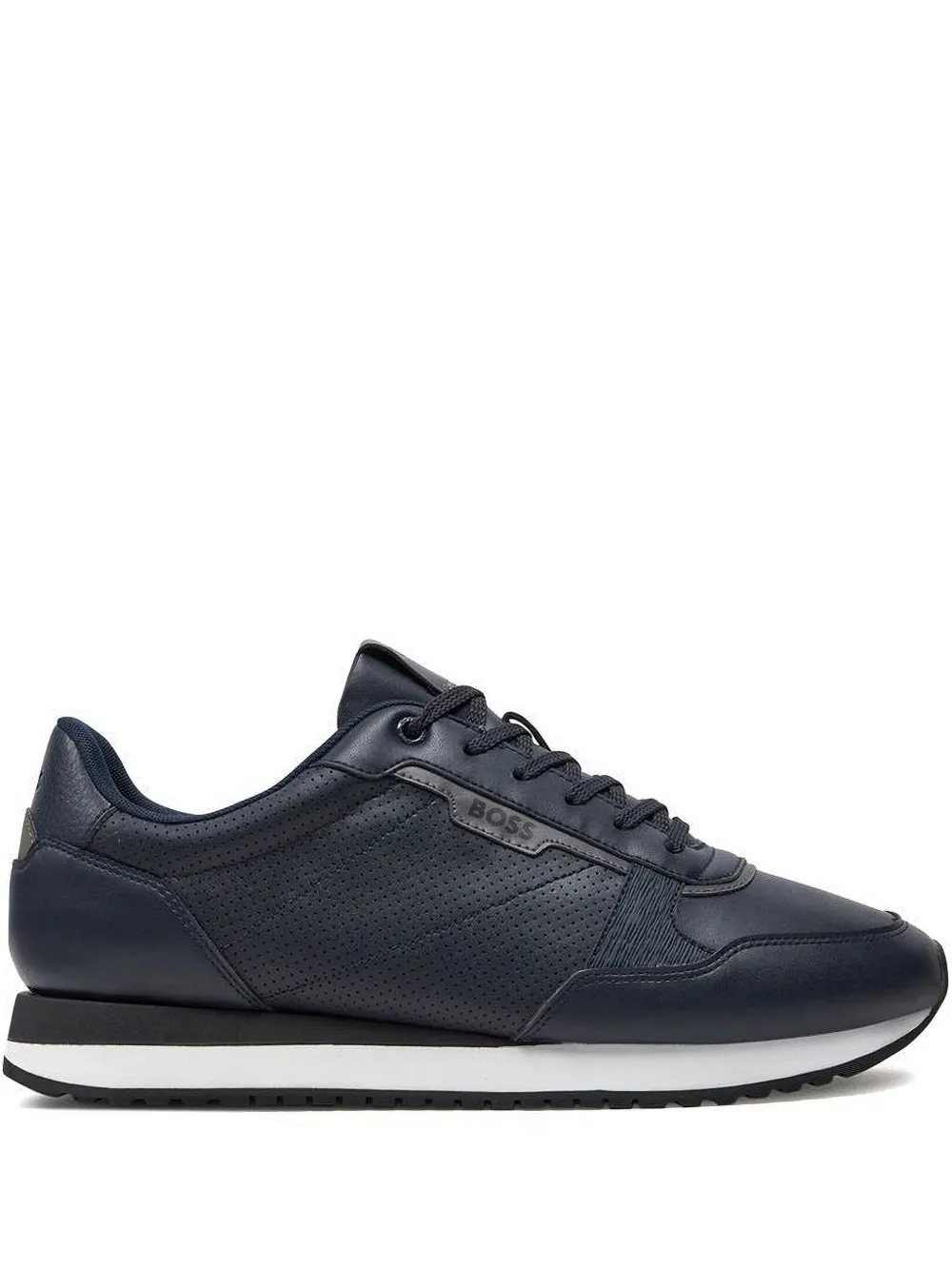 BOSS logo-print sneakers Blue