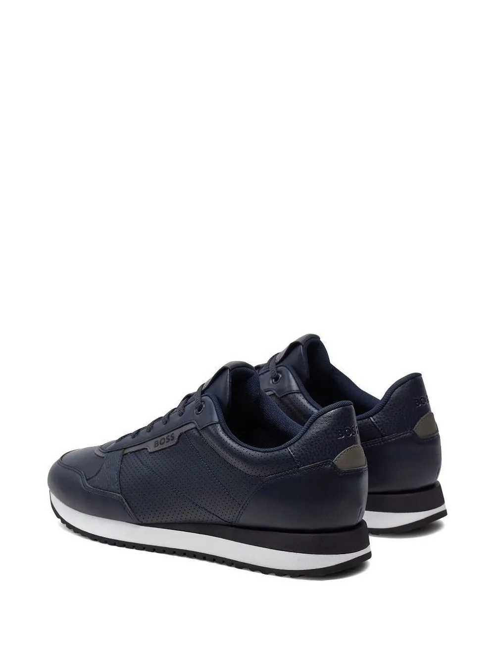 BOSS logo-print sneakers Blue