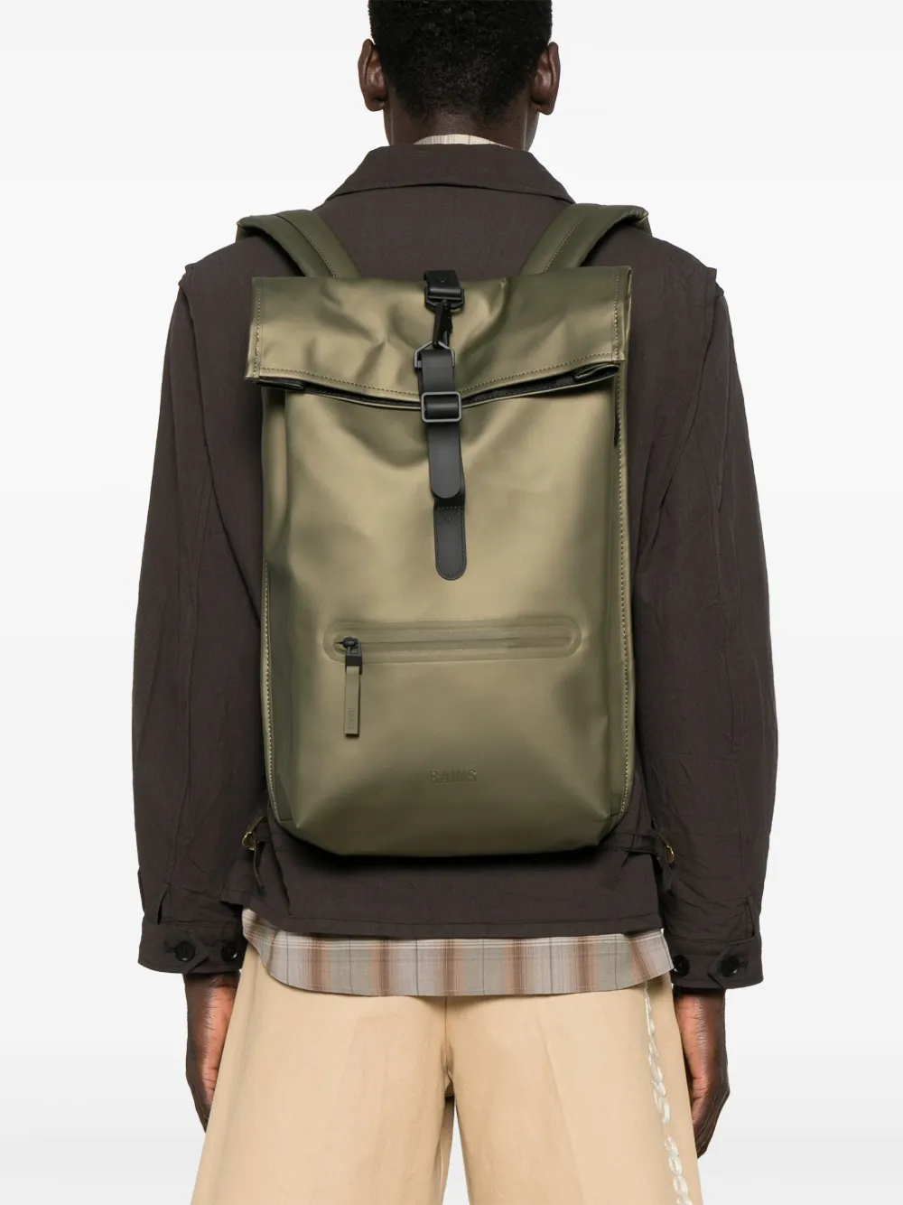 Rains sac à dos Rolltop Rucksack en mesh | Homme | Image 2