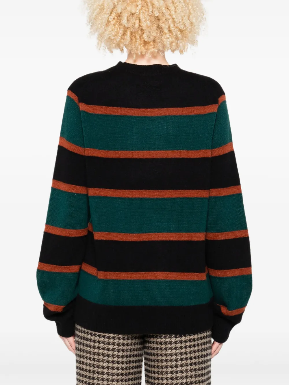 Guest In Residence Striped Crew-neck Sweater In Multi