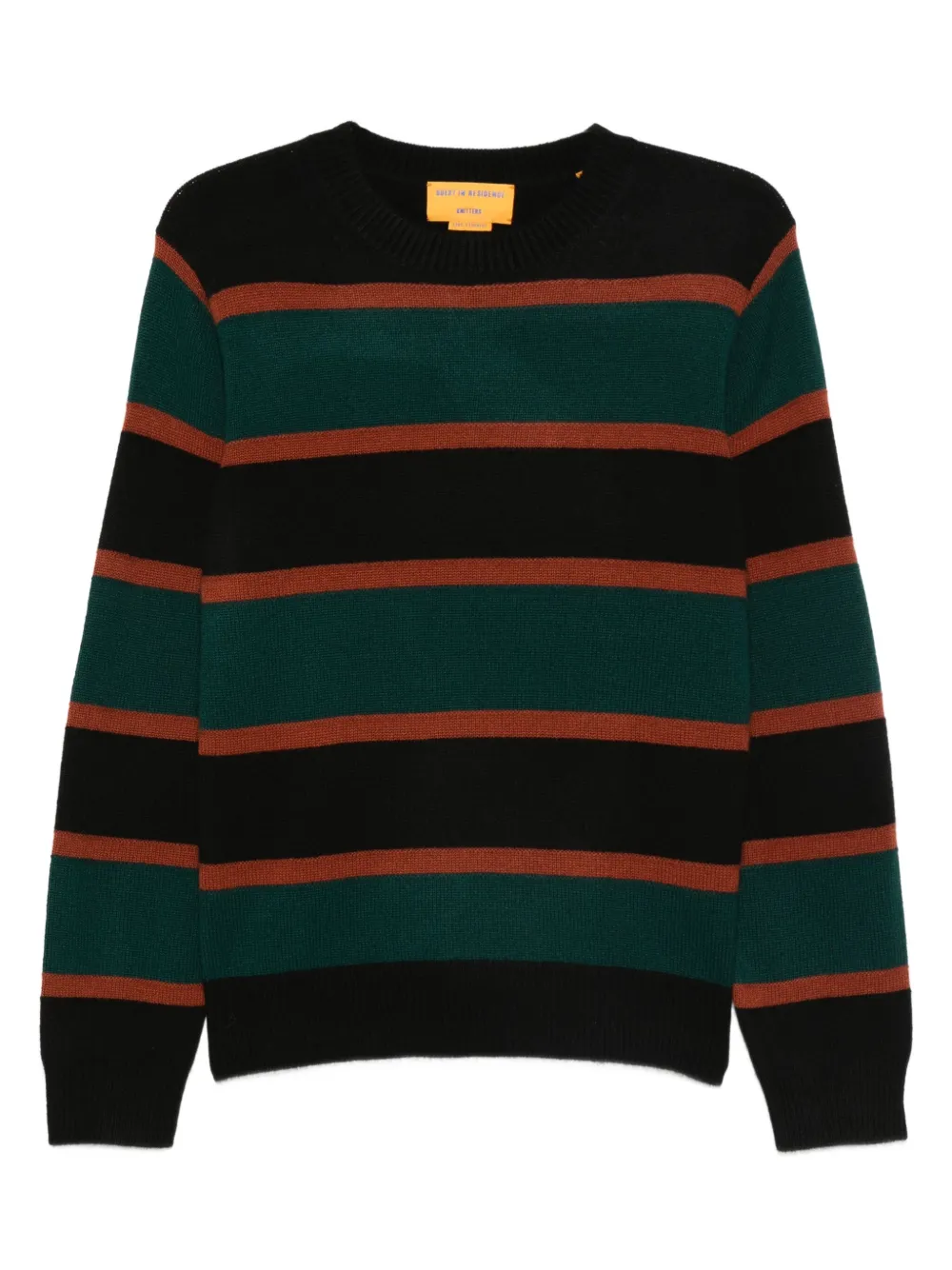 Guest In Residence Striped Crew-neck Sweater In Multi