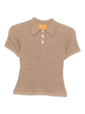 Tシャツ・カットソー GUEST IN RESIDENCE FW25 Polo shirts (W10111WF TAUP) Guest In Residence Polo Tops for Women - Shop on FARFETCH