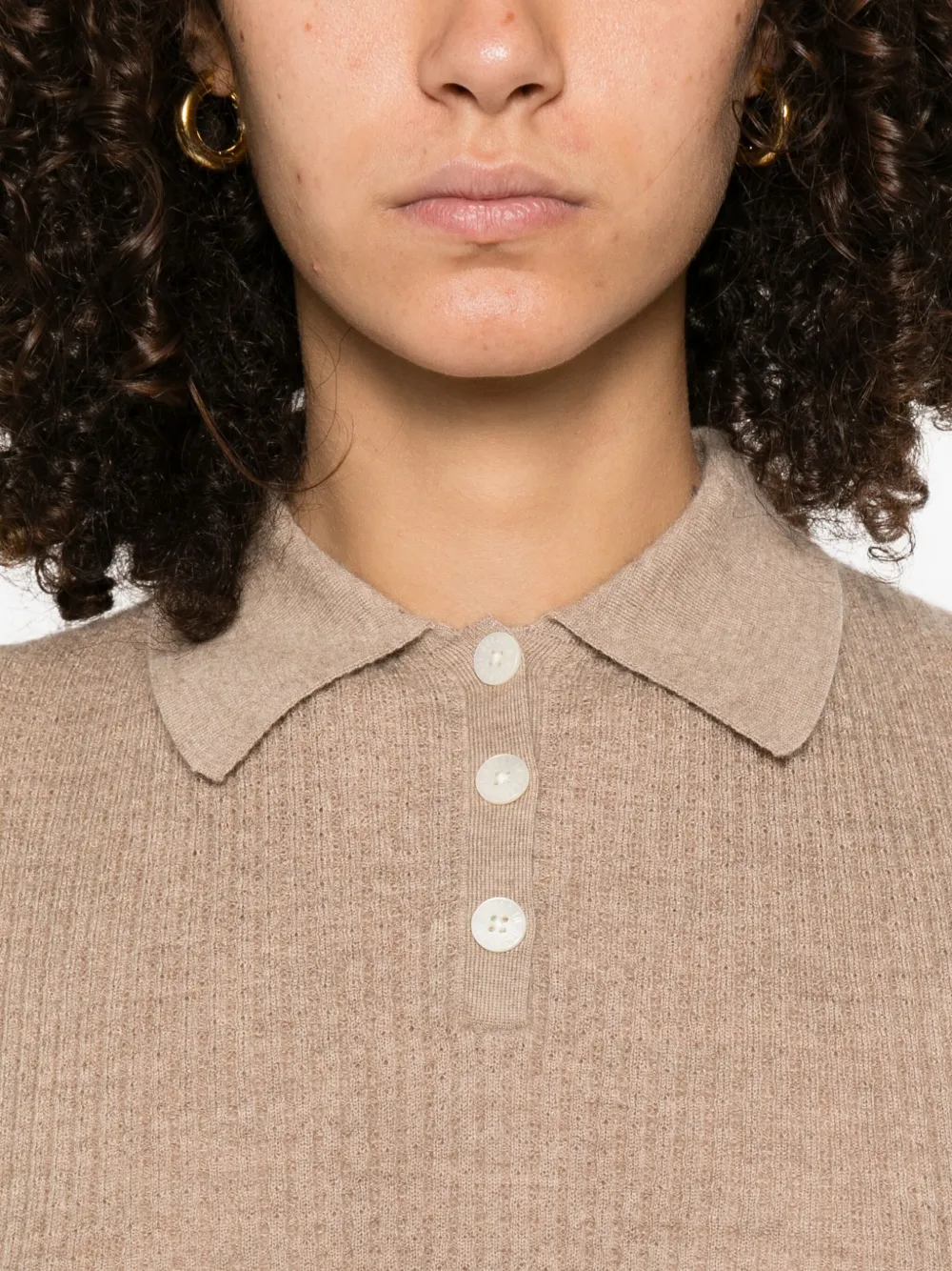Guest In Residence Kasjmier poloshirt Bruin