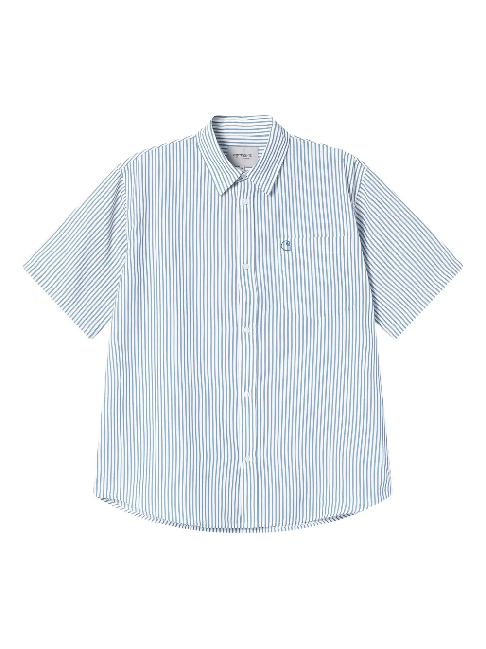 Carhartt WIP camisa con rayas estampadas | azul | Image 1