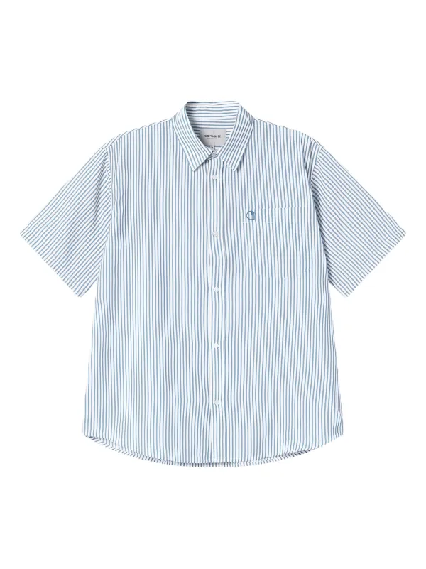 カーハート　ストライプシャツ Carhartt WIP ストライプ シャツ | ブルー | FARFETCH JP