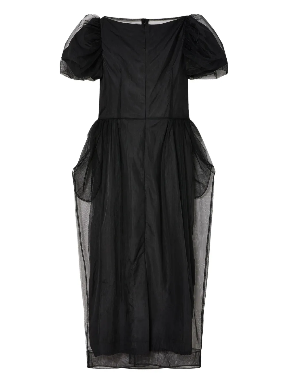 Simone Rocha layered dress - Zwart