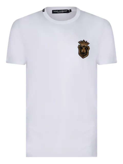 Dolce & Gabbana crest-appliqué T-shirt
