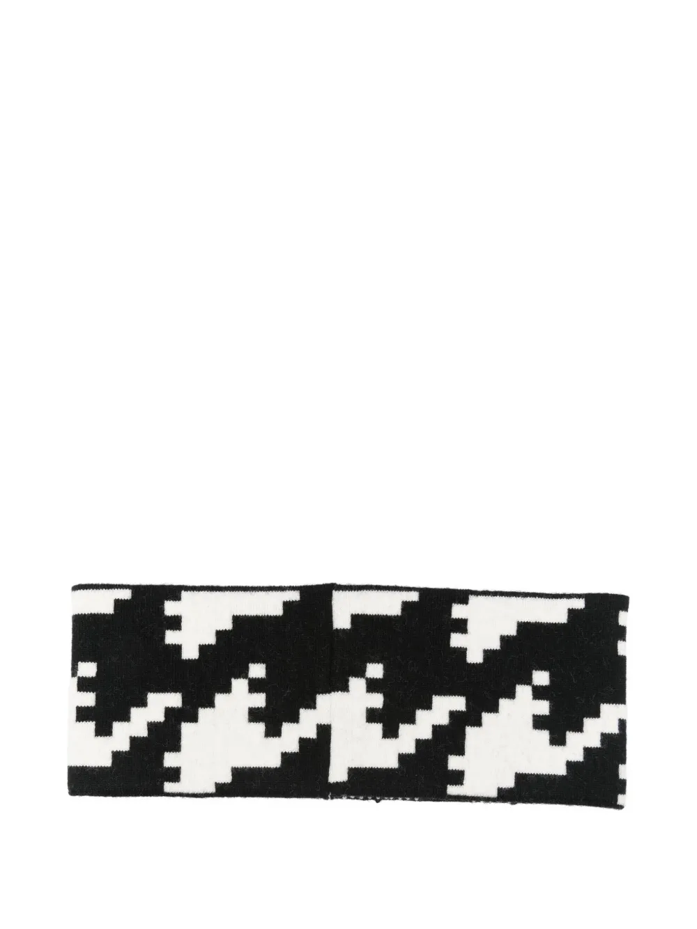 Perfect Moment Houndstooth Headband In Black