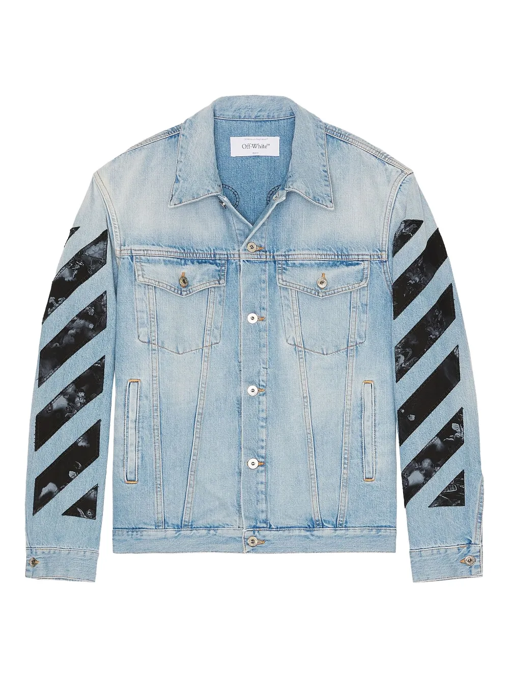 Off-White Denim jack Blauw