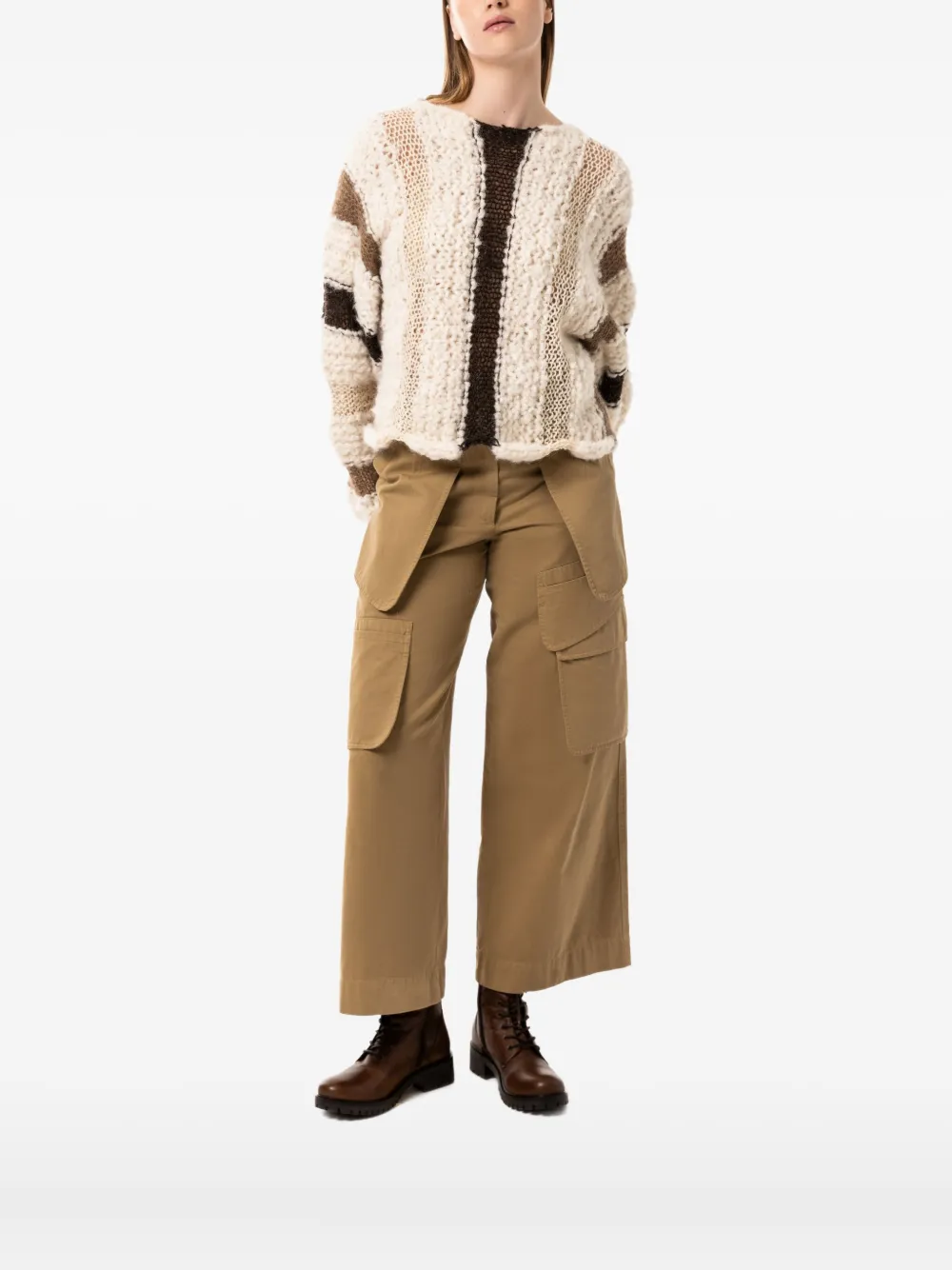 Morreyð striped knit sweater