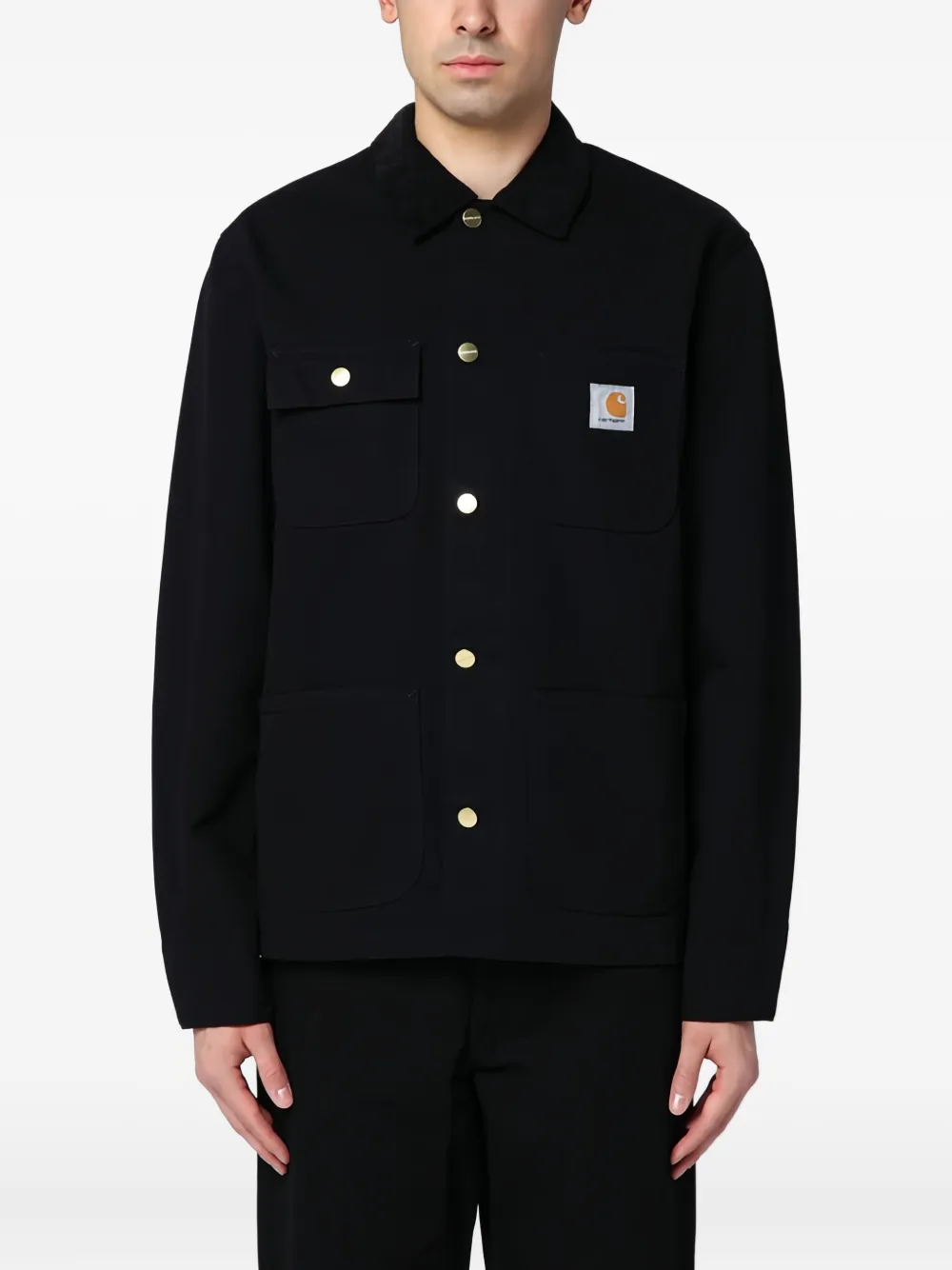 Carhartt WIP Button-down shirtjack Zwart