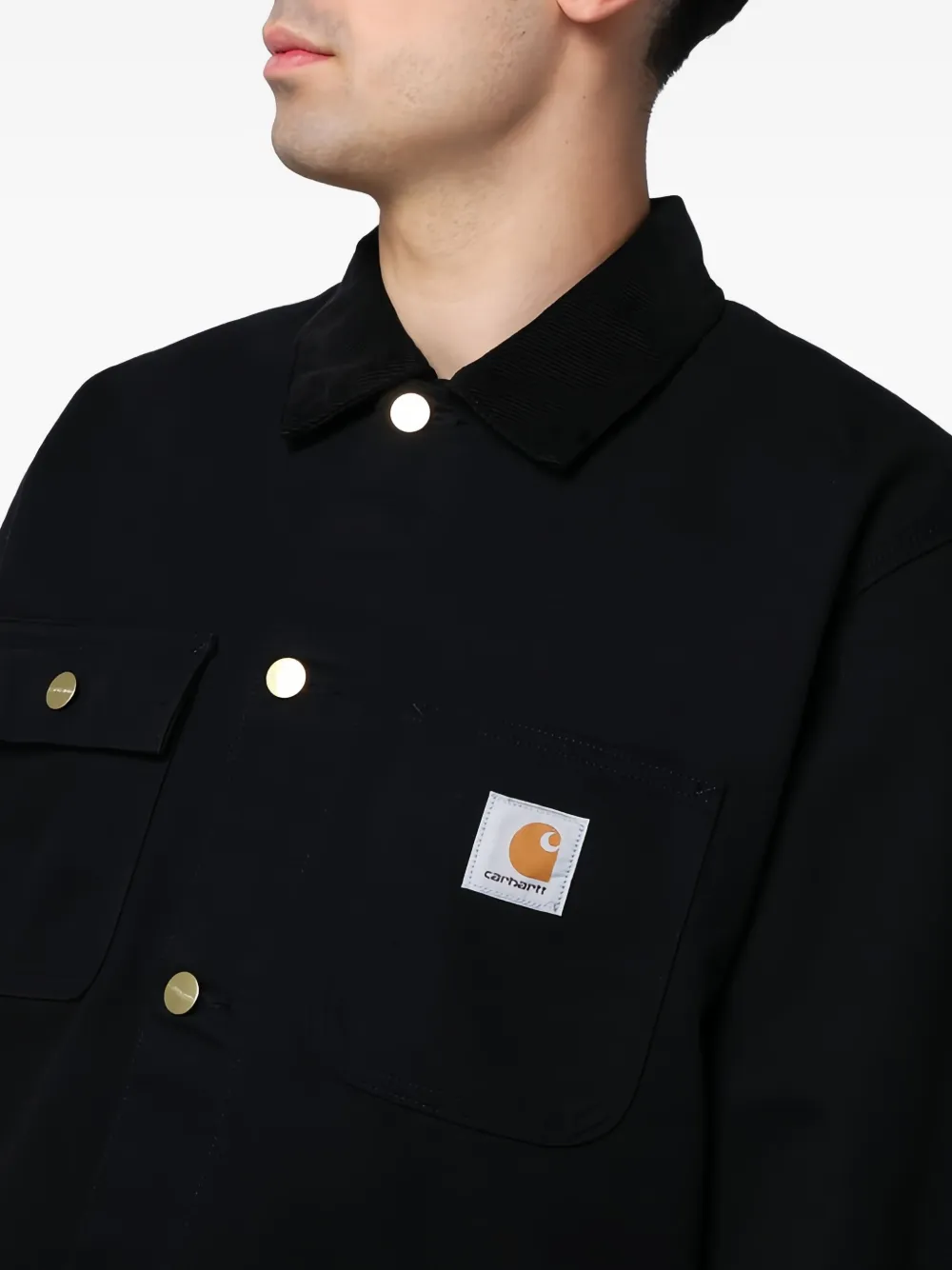 Carhartt WIP Button-down shirtjack Zwart