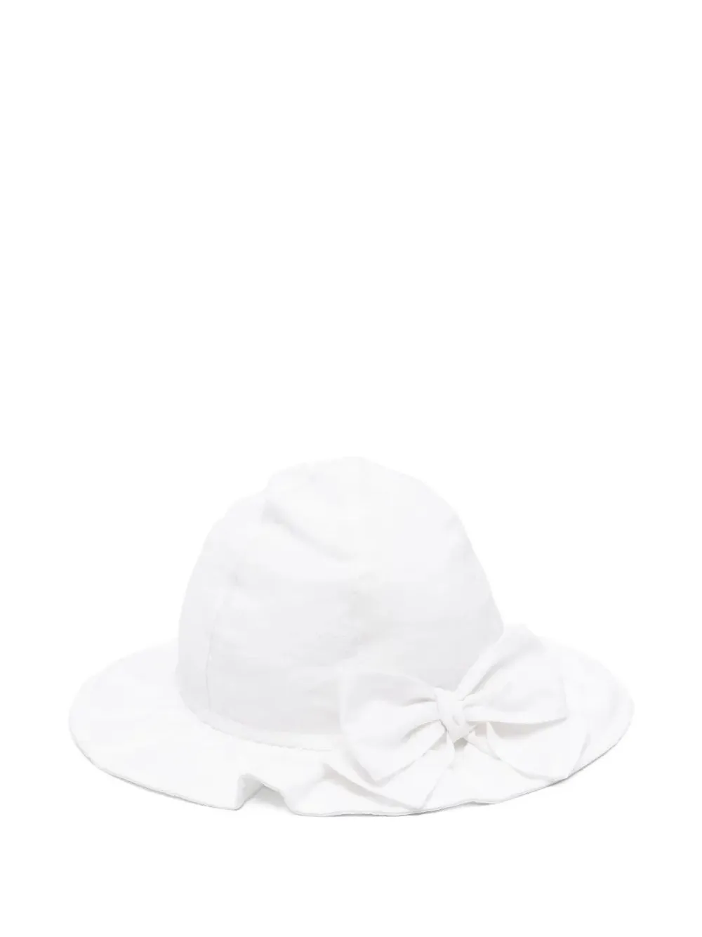 Il Gufo bow hat - ホワイト Il Gufo bow hat - ホワイト