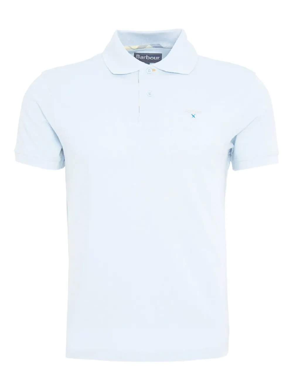 Barbour polo en piqué à motif tartan | bleu | Image 1