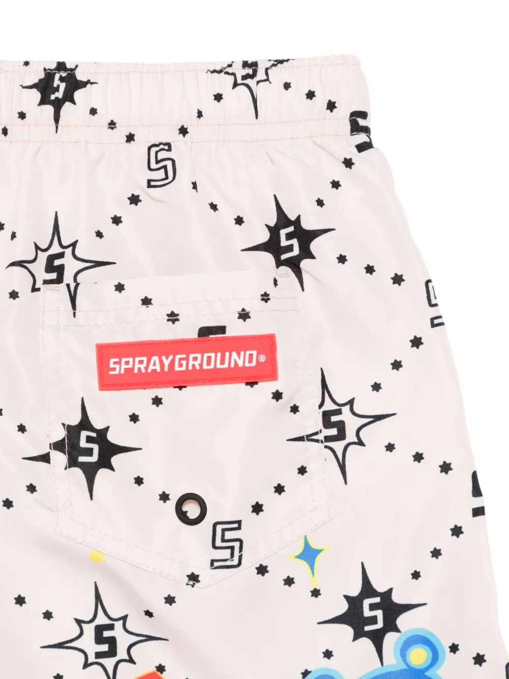 sprayground kid Money Bear Cut Sew zwembroek Beige