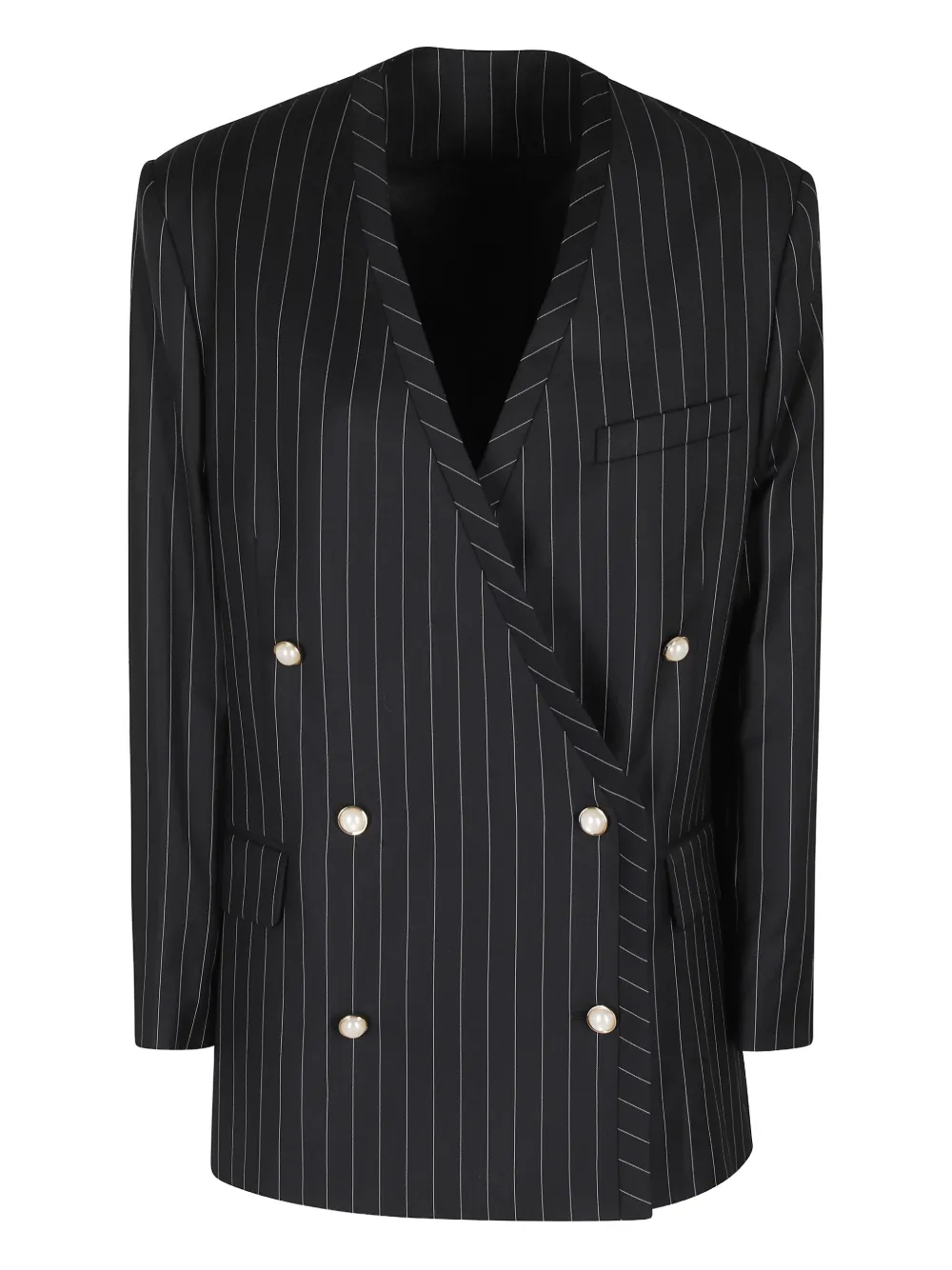 Casablanca Wollen blazer Zwart