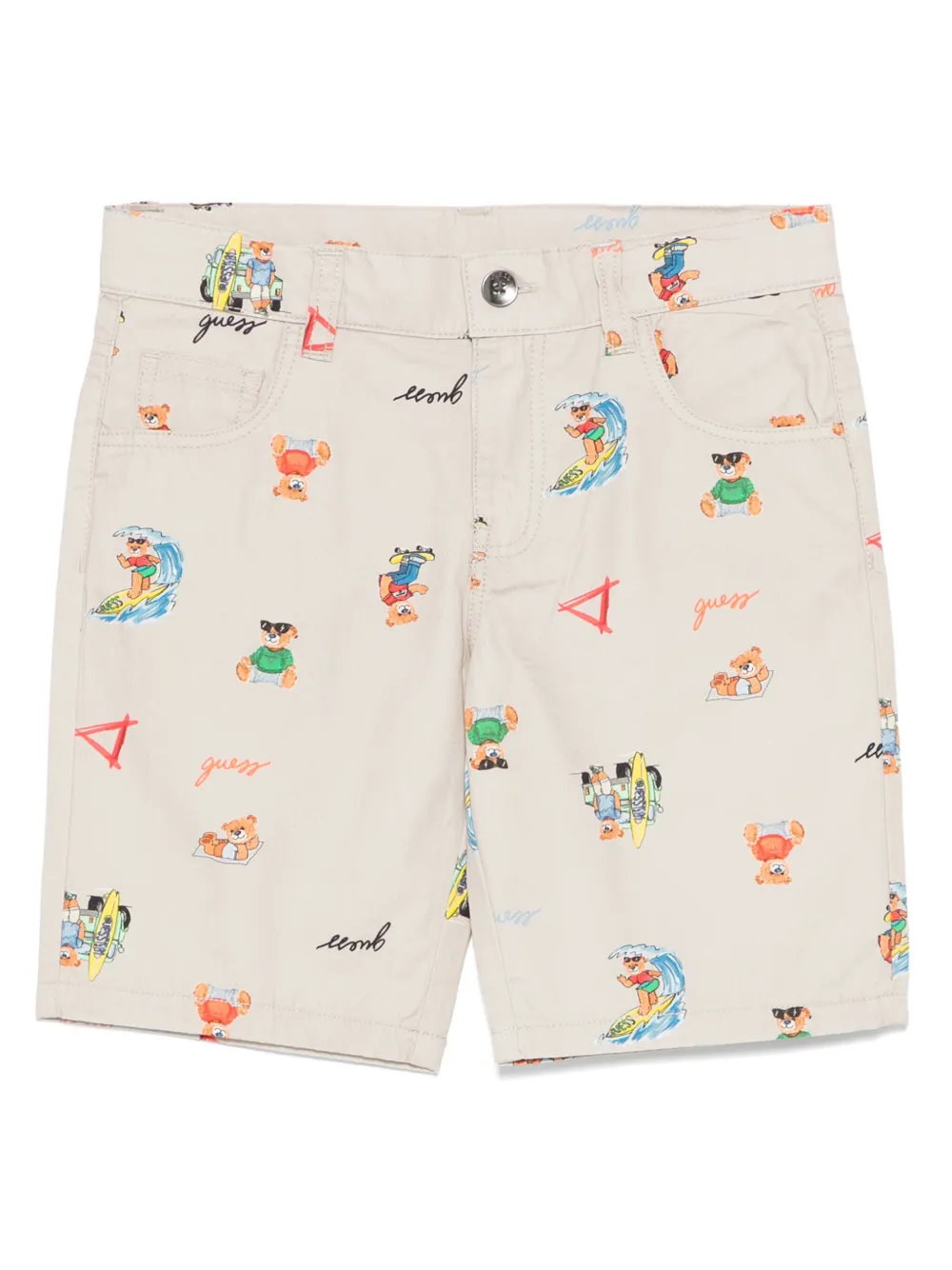 Guess Kids' Illustration-style Print Shorts