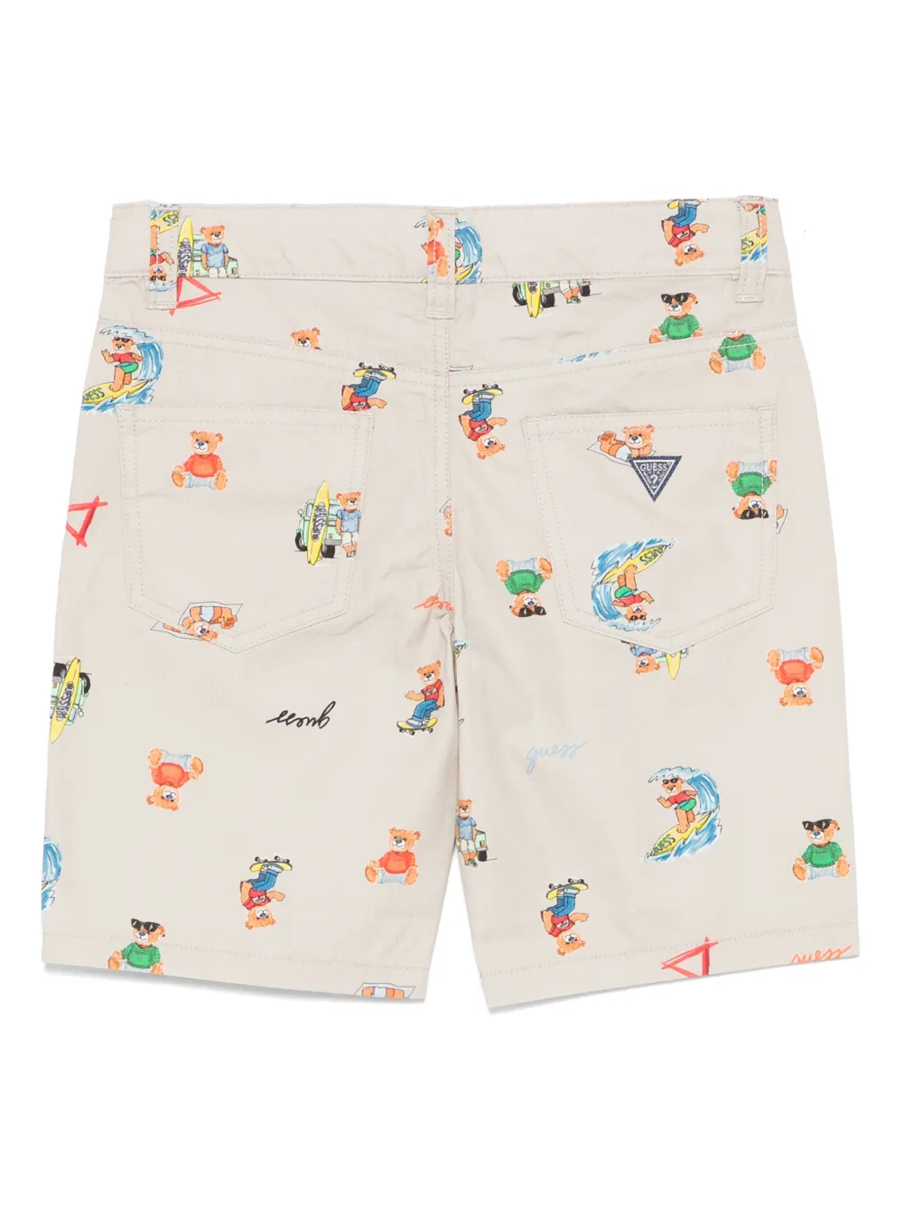 guess kids bermudas con estampado estilo ilustración | Shorts de vestir | Image 2