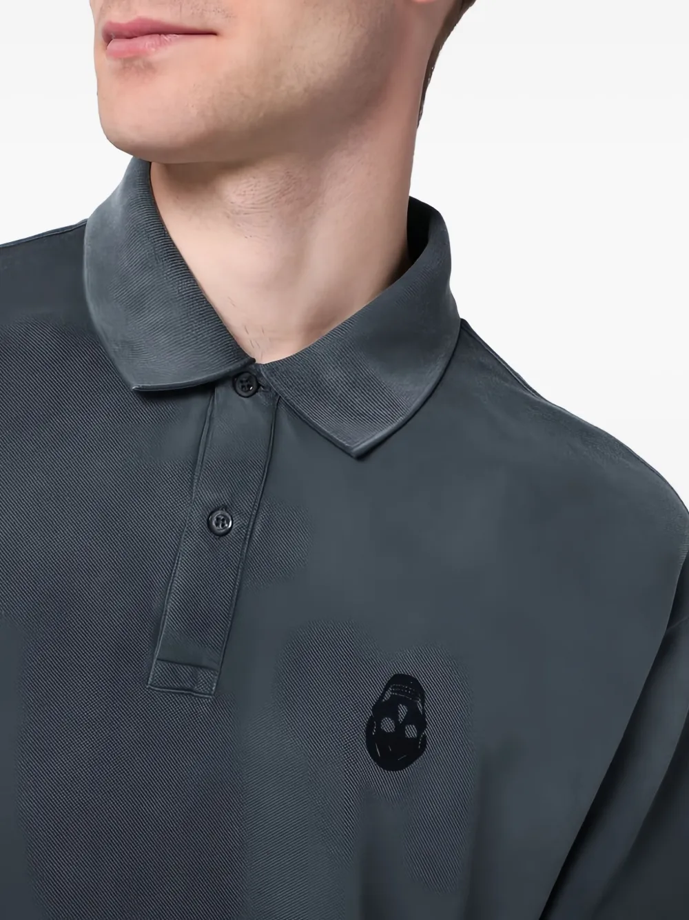 Alexander McQueen Katoenen poloshirt Zwart
