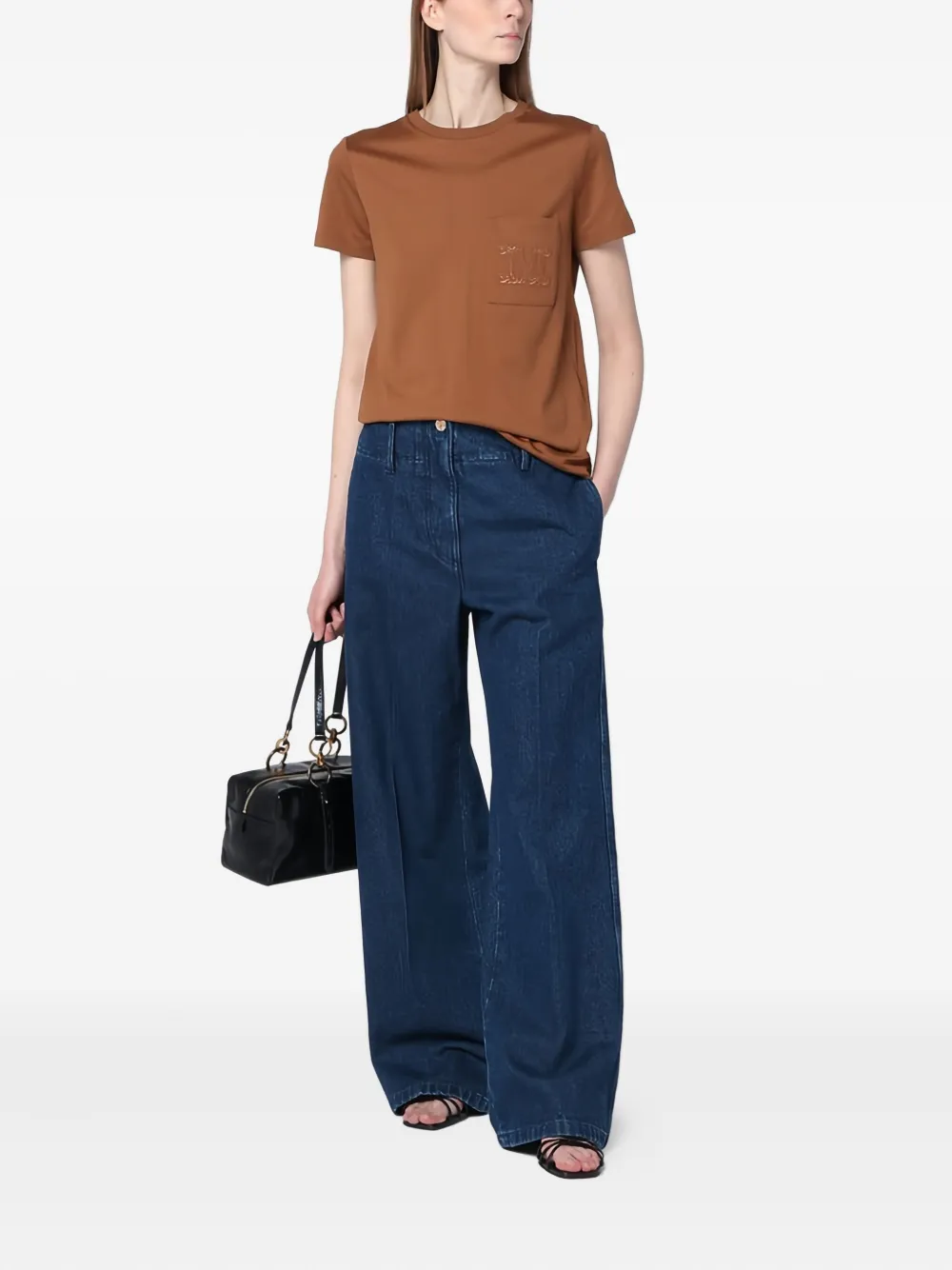 Max Mara Papaia T-shirt Bruin
