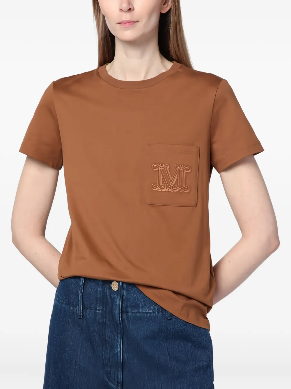 Max Mara Papaia T-shirt Bruin