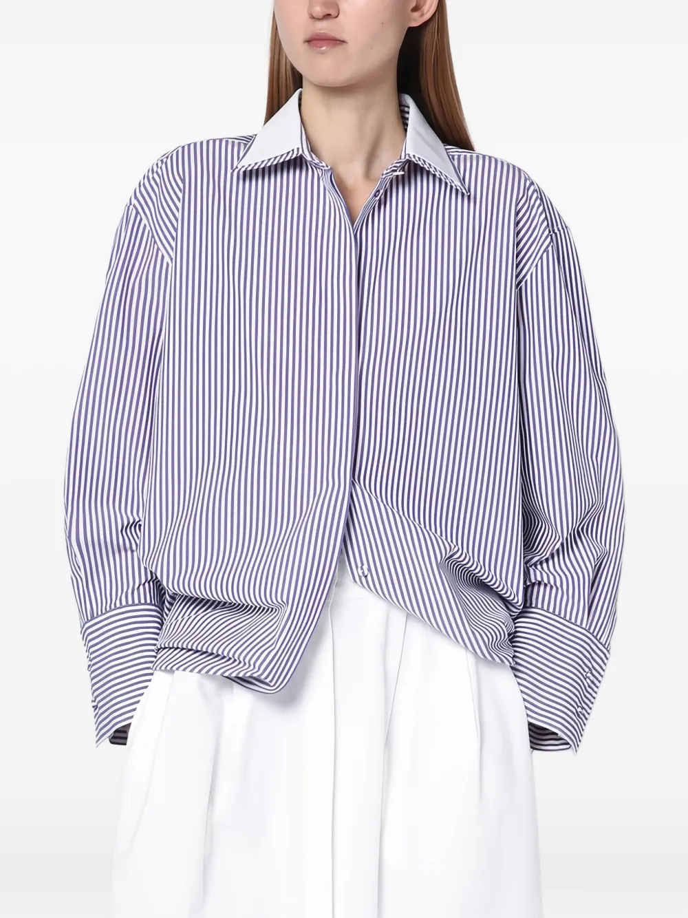 Max Mara Tubinga blouse Paars