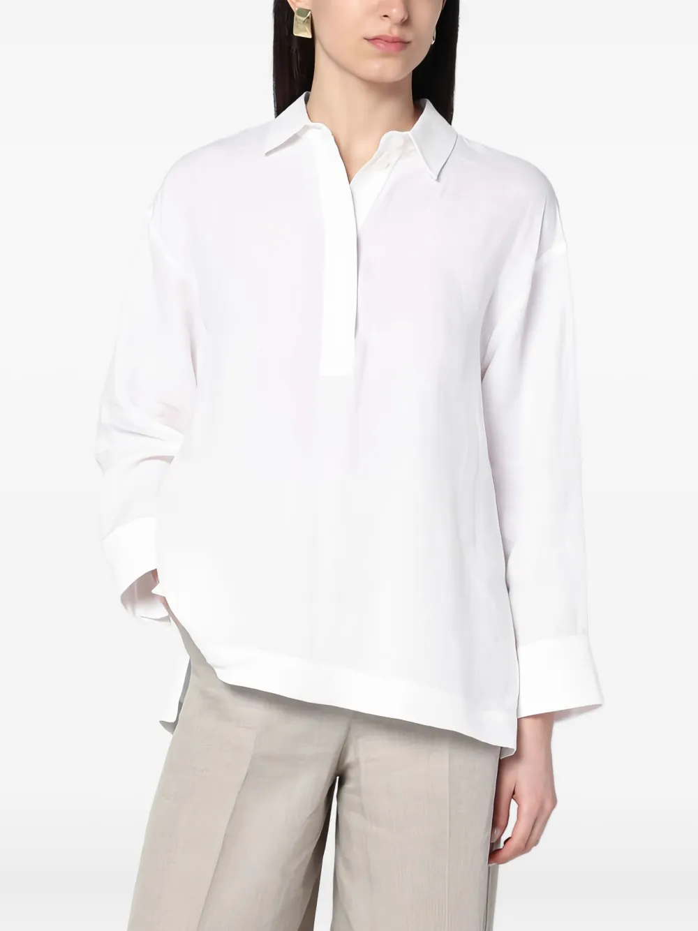 Shop 's Max Mara Linen Blouse