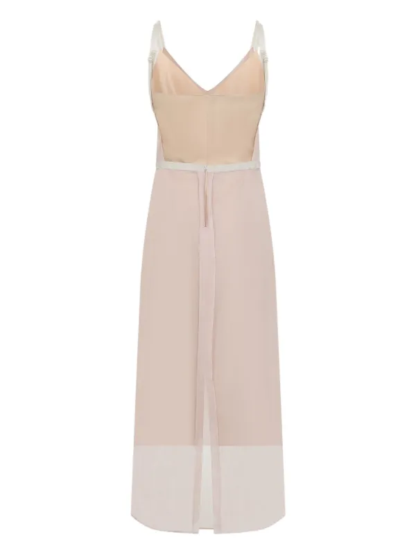 carven pink dress Silk Mini Dress