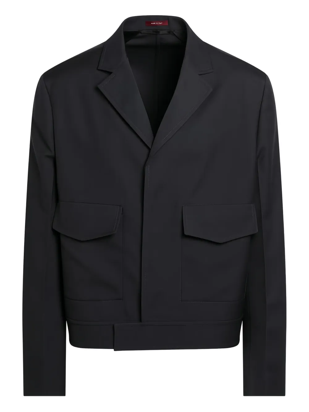 Gucci single-breasted patch-pocket jacket | Blue | Image 1